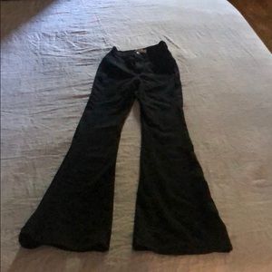Black high waisted bell bottoms
